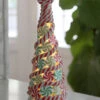 Lighted Candy Glitter Cone Tree - Battery Operated 11.75 -Decorative Candle Shop small candy tree main