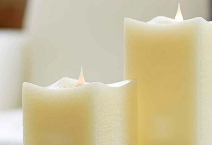 Square Moving Flame Candle Simplux 3.5 X 8 Multi Timer - Remote Ready 6 Square Moving Flame Candle Simplux 3.5 X 8 Multi Timer - Remote Ready - Image 4