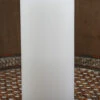 White Unscented 3x6 Battery Operated Candle -Timer