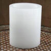 White Unscented 4x5 Battery Operated Candle - Dual Timer -Decorative Candle Shop unscented 4x5 white