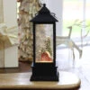 Red Barn Lighted Water Lantern In Swirling Glitter With Timer 1 Red Barn Lighted Water Lantern In Swirling Glitter With Timer -Decorative Candle Shop water lantern barn