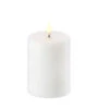 Uyuni 3 Inch X 5 Inch White Pillar Candle - Remote Ready