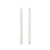 Uyuni 11 Inch White Taper Candle Set Of 2 - Remote Ready -Decorative Candle Shop white taper uyuni candles