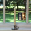 Traditional Ultra Bright LED Cordless Window Candle Dual Sided Bulb - Brushed Nickel Finish - Timer 2 Traditional Ultra Bright LED Cordless Window Candle Dual Sided Bulb - Brushed Nickel Finish - Timer -Decorative Candle Shop williamsburg brush nickel b